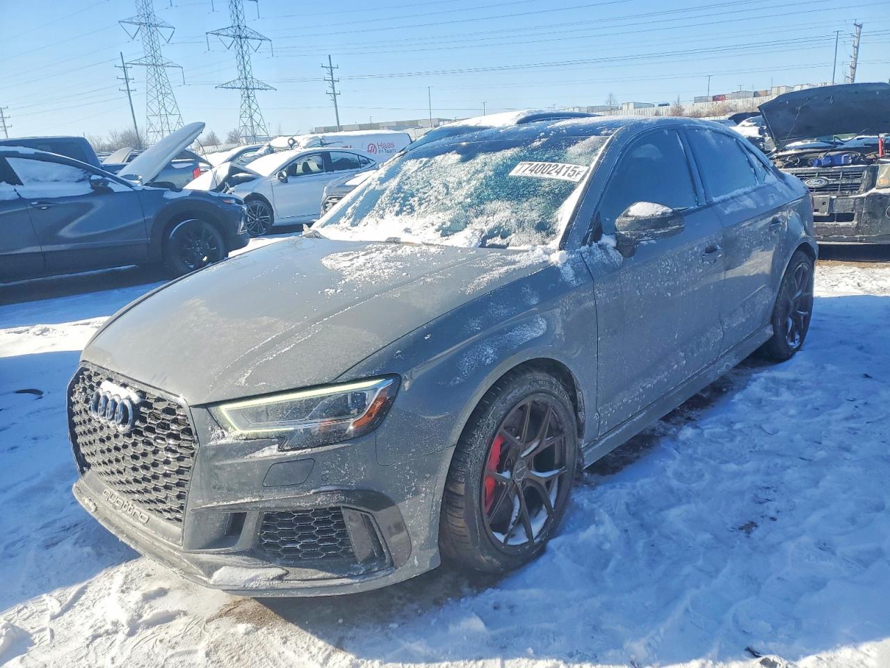 2018 Audi RS 3, VIN WUABWGFF1J1902747 — Зад