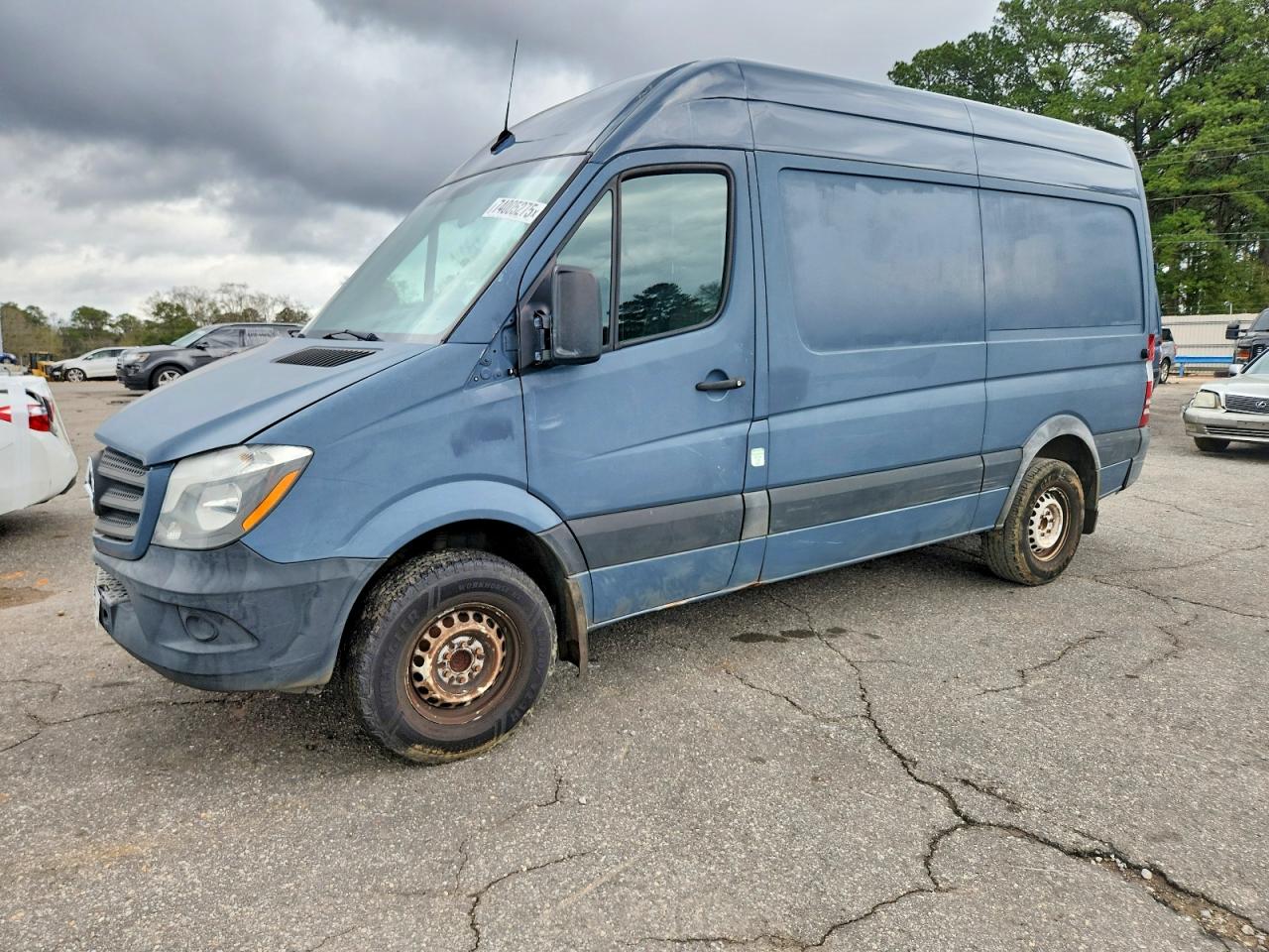2018 Mercedes-Benz Sprinter Cargo Worker, VIN WD3PE7CD6JP635573 — Rear end