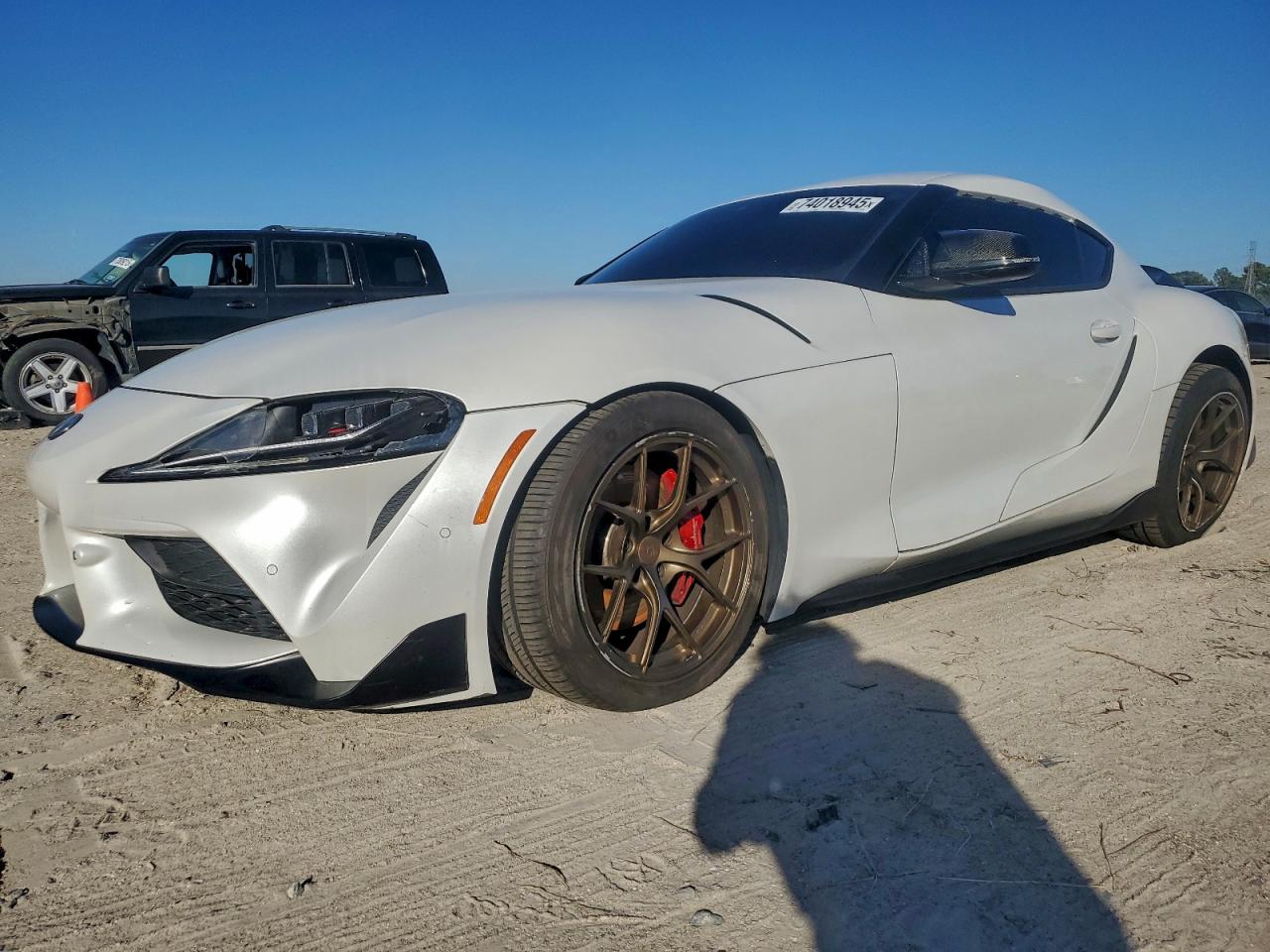 2021 Toyota Supra Premium, VIN WZ1DB0C04MW043767 — Front end