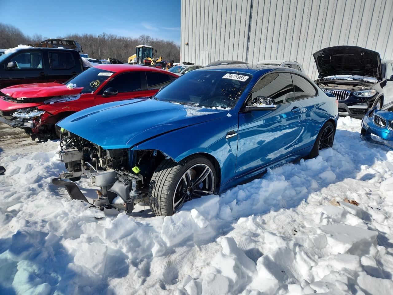 2018 BMW M2, VIN WBS1J5C57JVA12734 — Front end
