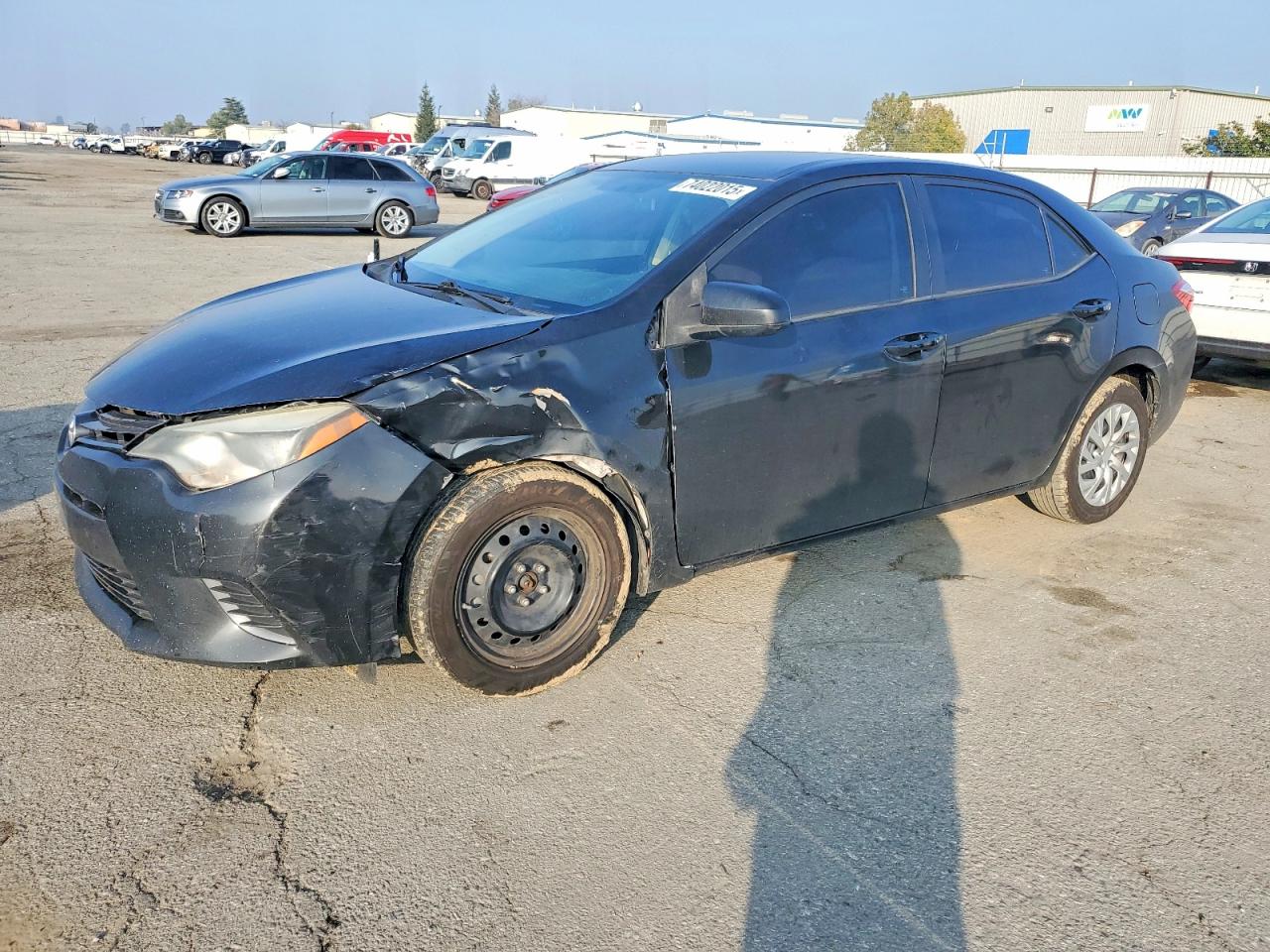 2015 Toyota Corolla S Plus, VIN 5YFBURHE7FP317225 — Front end