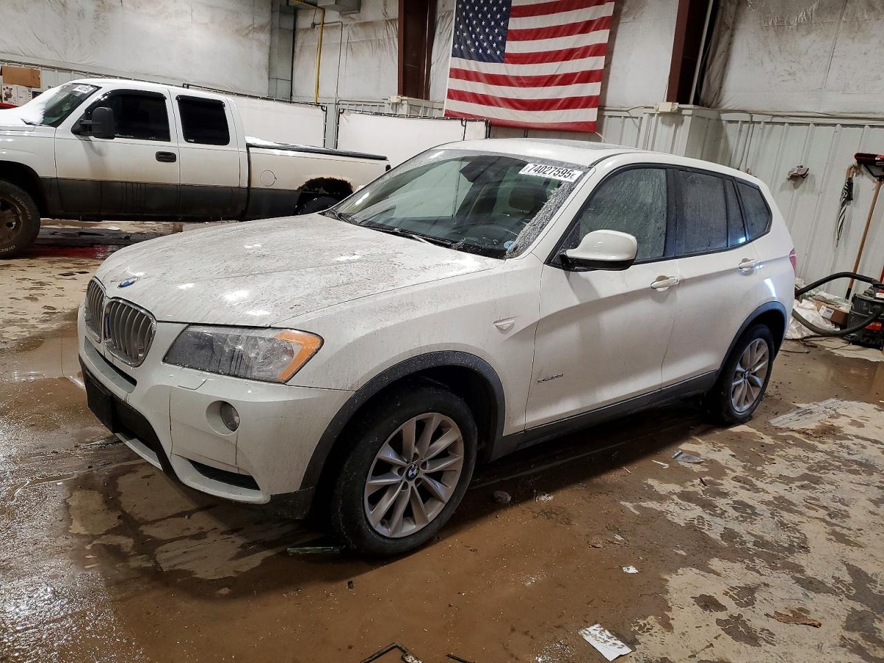 2014 BMW X3 xDrive28i, VIN 5UXWX9C50E0D11275 — Крыша