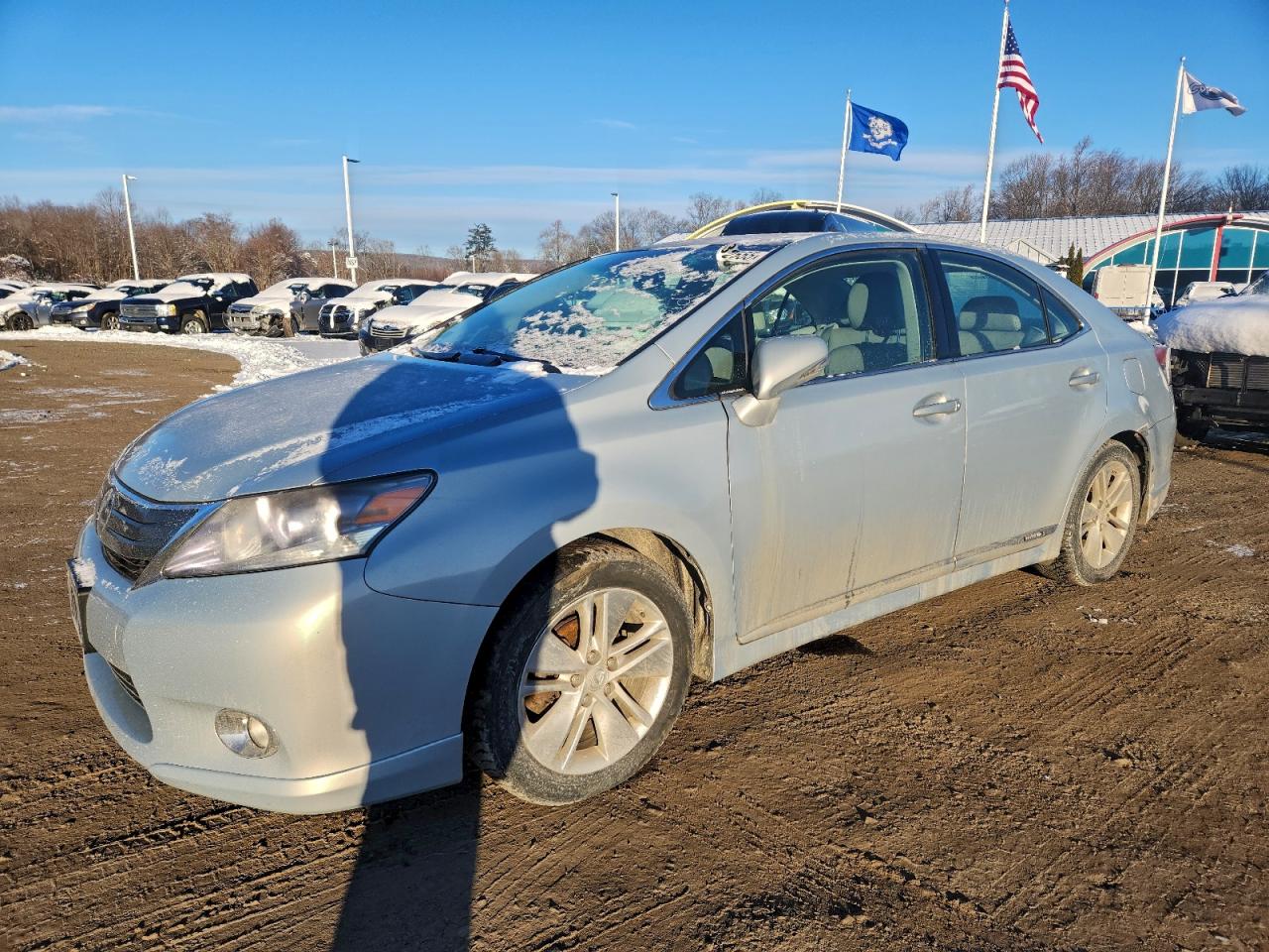 2010 Lexus HS 250h, VIN JTHBB1BA2A2020723 — Rear end