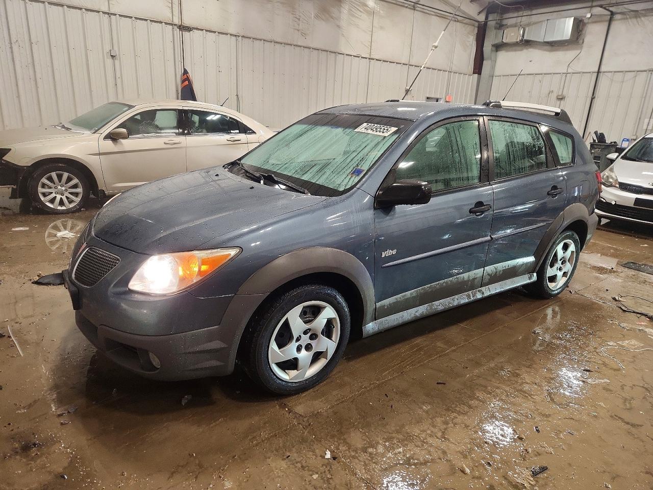 2008 Pontiac Vibe, VIN 5Y2SL65878Z411744 — Undercarriage
