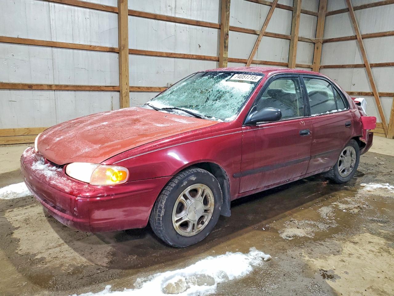 1999 Chevrolet Prizm Lsi, VIN 1Y1SK5488XZ408778 — Rear end
