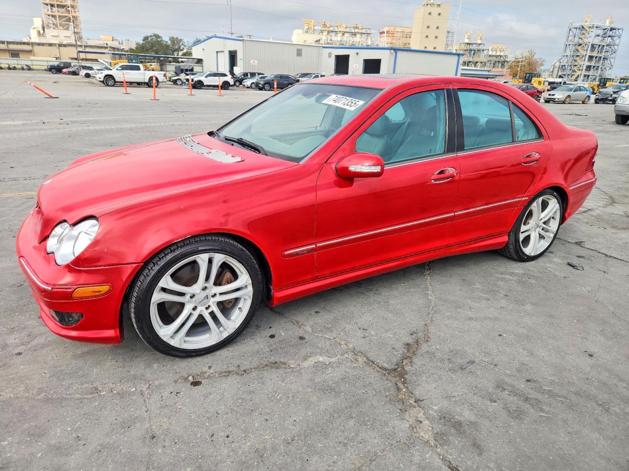 2005 Mercedes-Benz C 230 Kompressor, VIN WDBRF40J75F724678 — Ранее повреждён