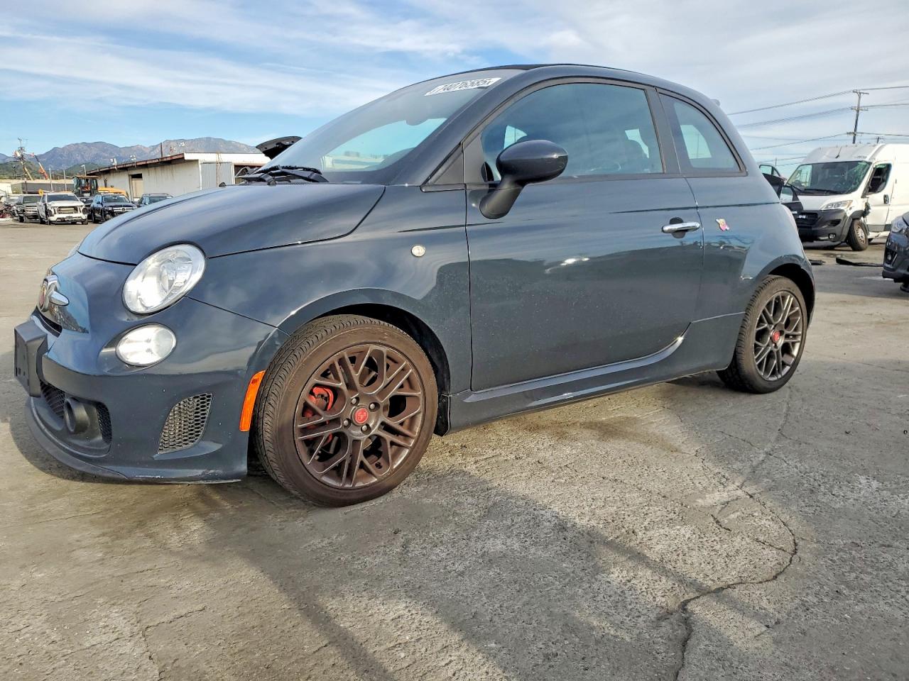 2017 FIAT 500 Abarth, VIN 3C3CFFJH2HT609130 — Minor dents and scratches