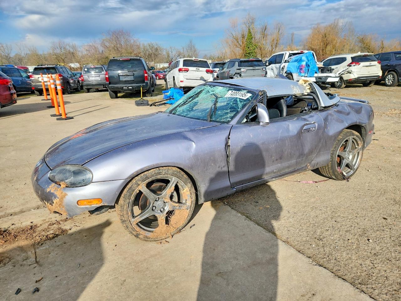 2004 Mazda MX-5 Miata Mazdaspeed, VIN JM1NB354740409678 — Rollover