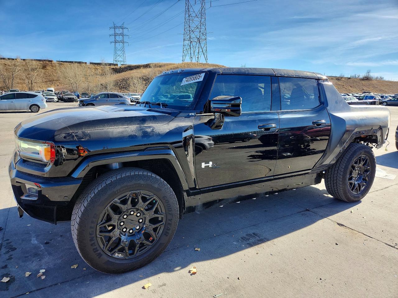 2025 GMC HUMMER EV Pickup 2X, VIN 1GT40BDD4SU117828 — Rear end