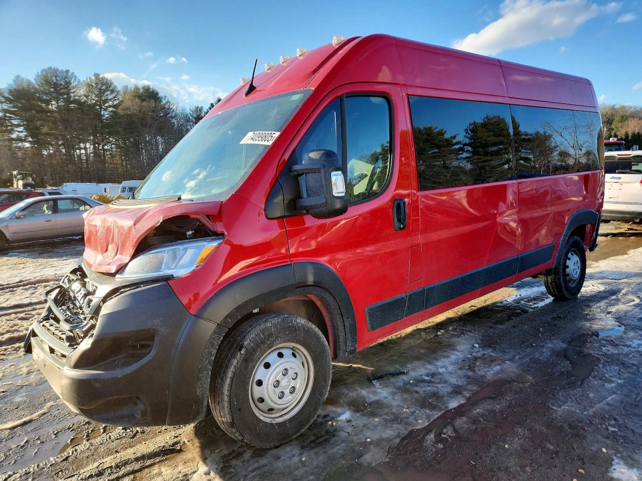 2023 Ram ProMaster Window Van, VIN 3C6LRVPG3PE554001 — Front end