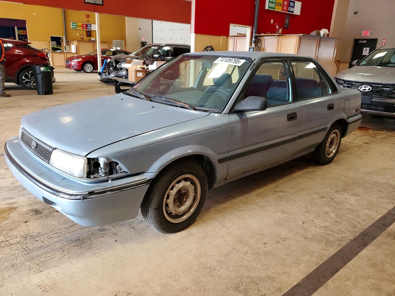 1992 Toyota Corolla, VIN 2T1AE94A9NC193226 — Front end