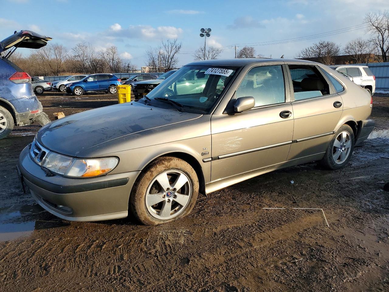 2002 Saab 9-3 SE, VIN YS3DF58K122011611 — Зад