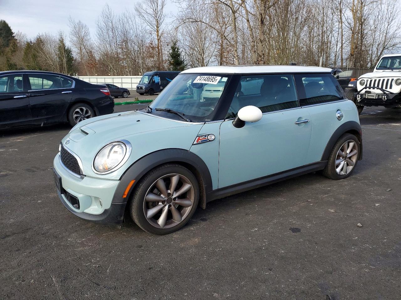 2013 MINI Hardtop S, VIN WMWSV3C55DT391859 — Undercarriage