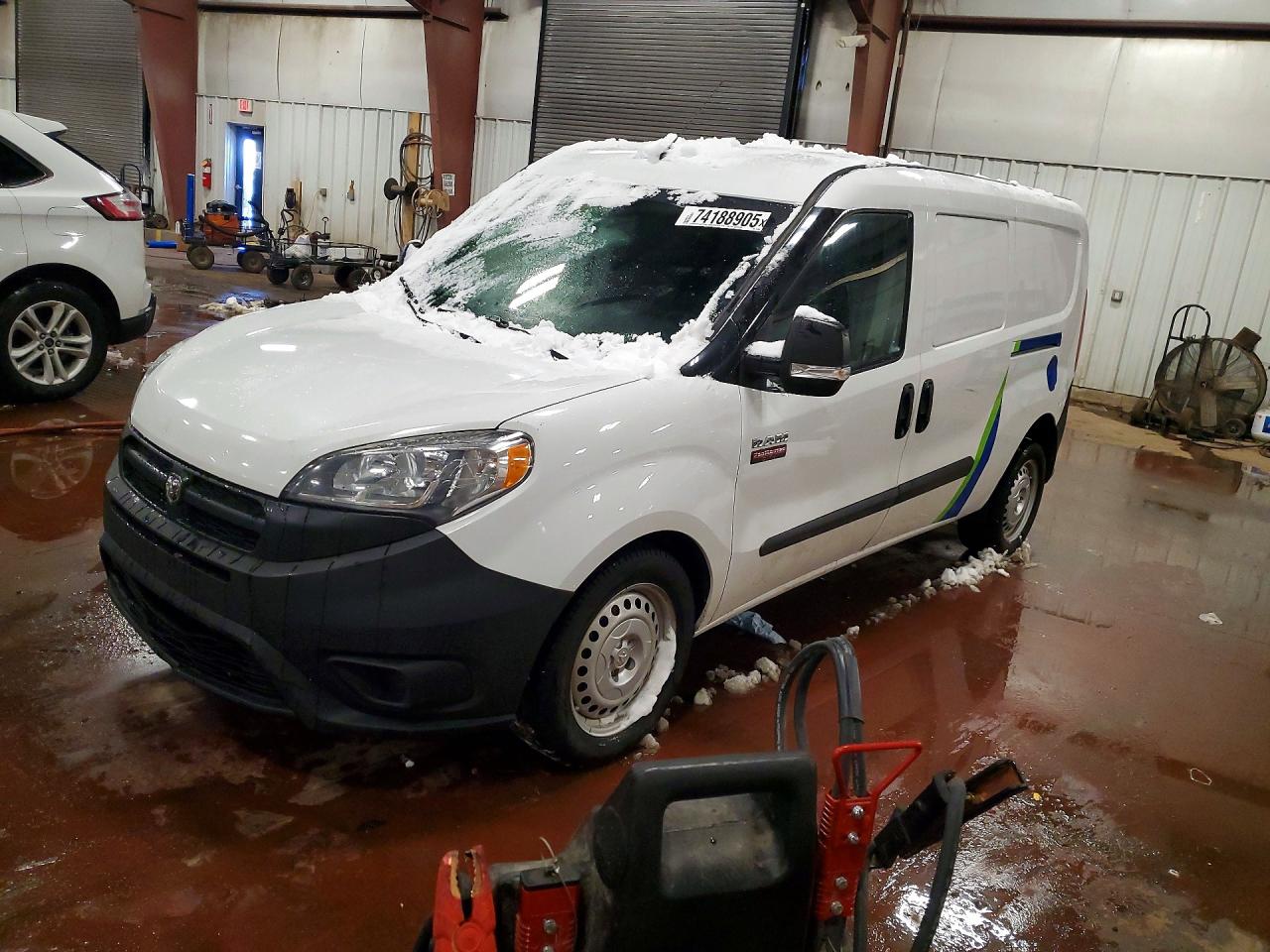2017 Ram ProMaster City Cargo Tradesman, VIN ZFBERFAB6H6D55896 — Water / flood