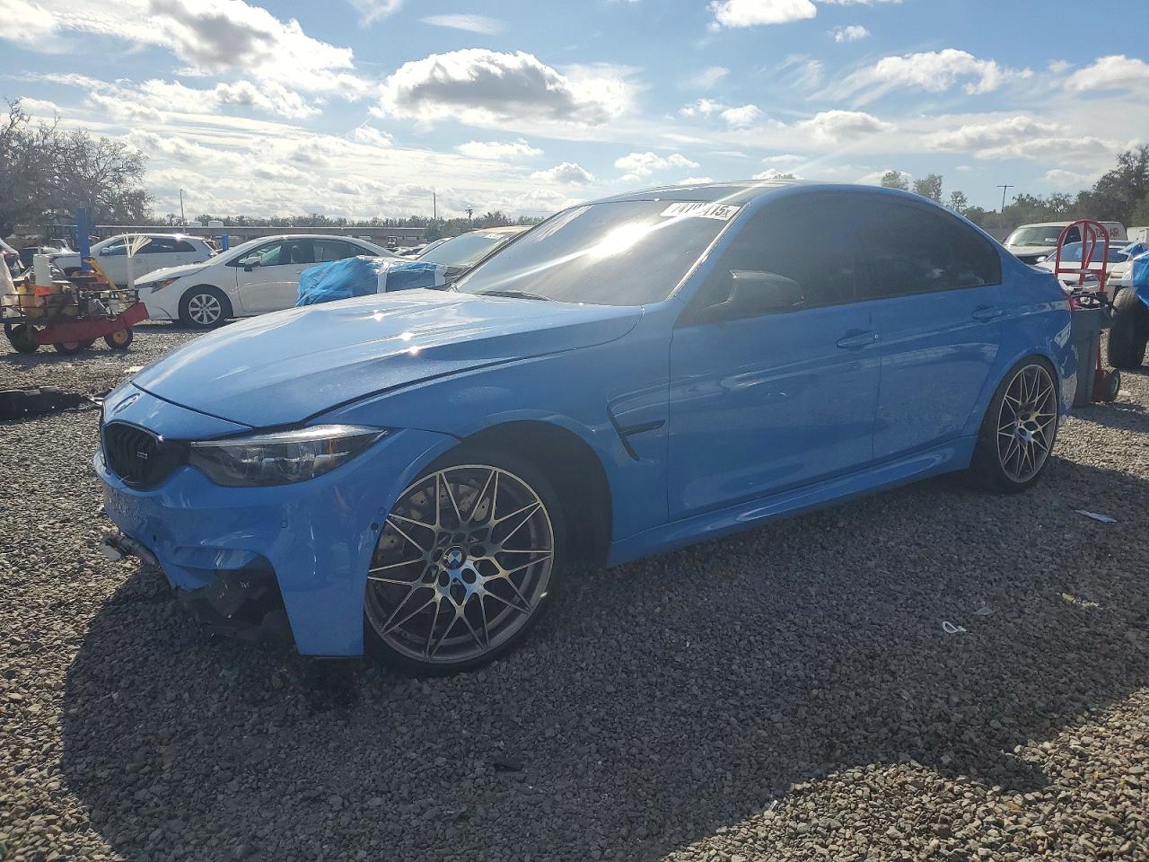 2018 BMW M3, VIN WBS8M9C57J5J79850 — Перед
