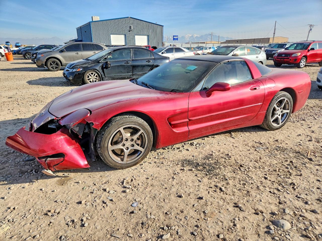 2000 Chevrolet Corvette, VIN 1G1YY22G1Y5116509 — Front end