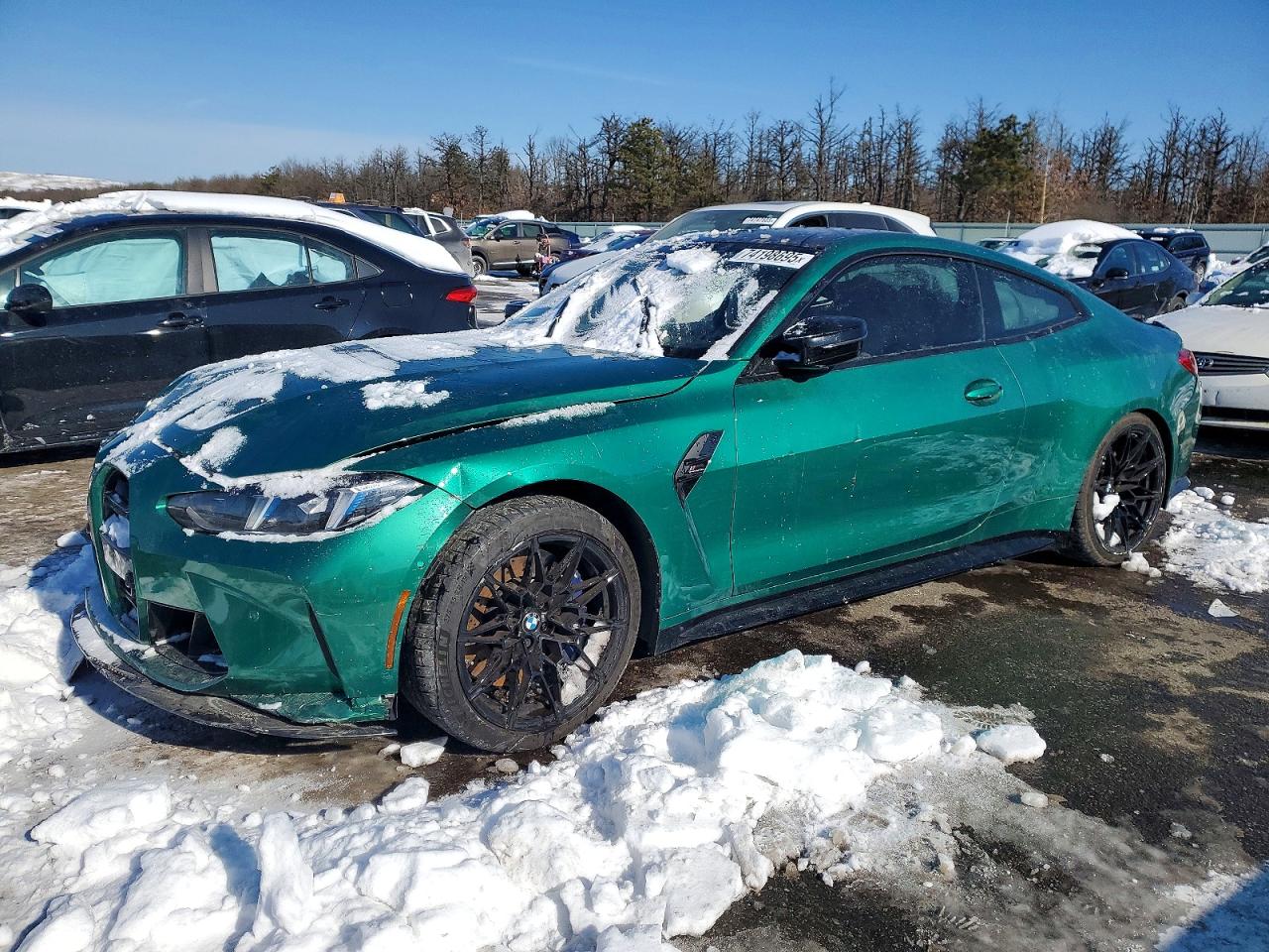 2025 BMW M4 Competition xDrive, VIN WBS33HK00SCT37634 — Rear end