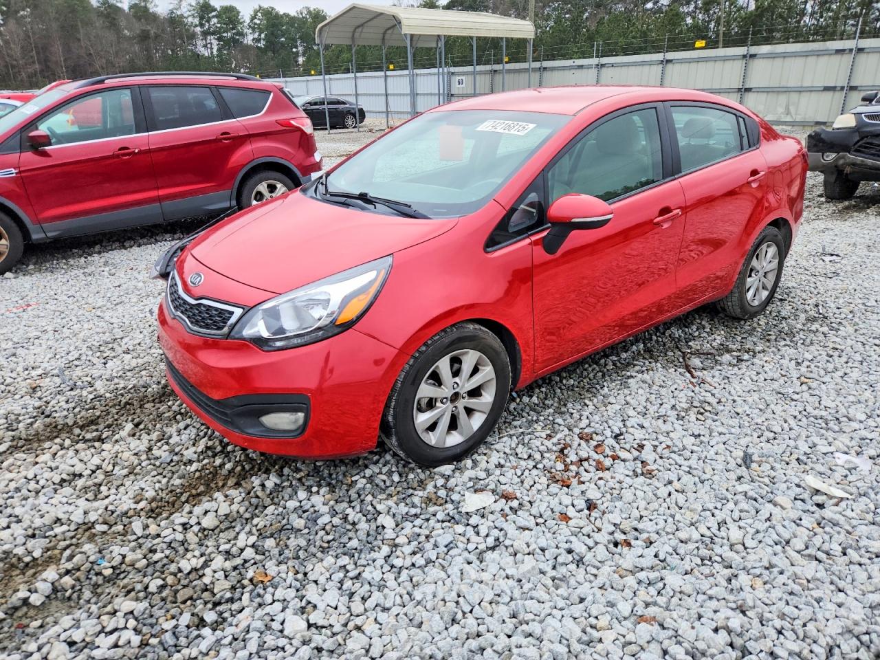 2013 Kia Rio EX, VIN KNADN4A38D6100091 — Front end