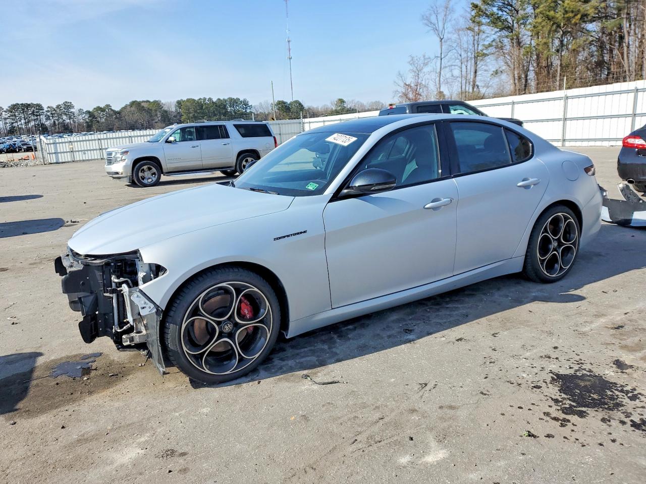 2024 Alfa Romeo Giulia Ti, VIN ZARFAMBN2R7677584 — Front end
