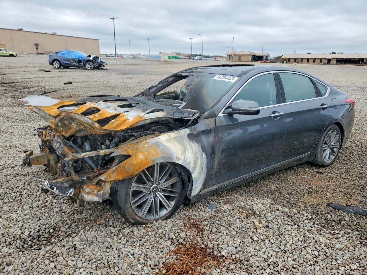 2018 Genesis G80 3.8L, VIN KMHGN4JE6JU244260 — Burn