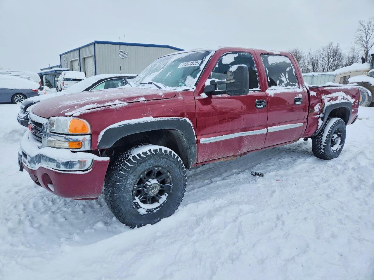 2007 GMC Sierra 1500HD Classic SLE1, VIN 1GTGK13U37F100436 — Rear end