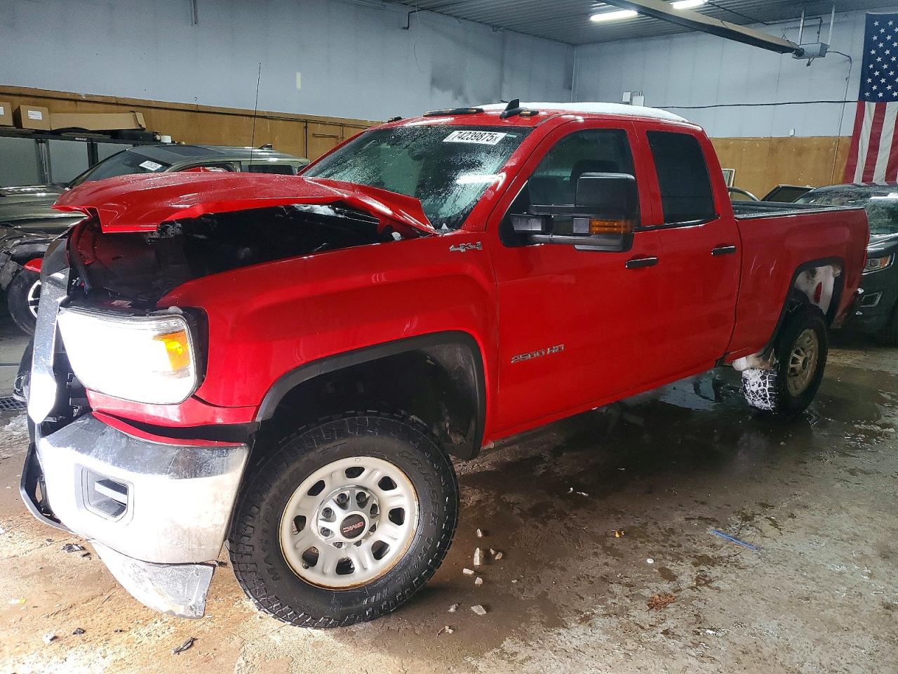 2019 GMC Sierra 2500HD, VIN 2GT22NEG4K1233537 — Front end
