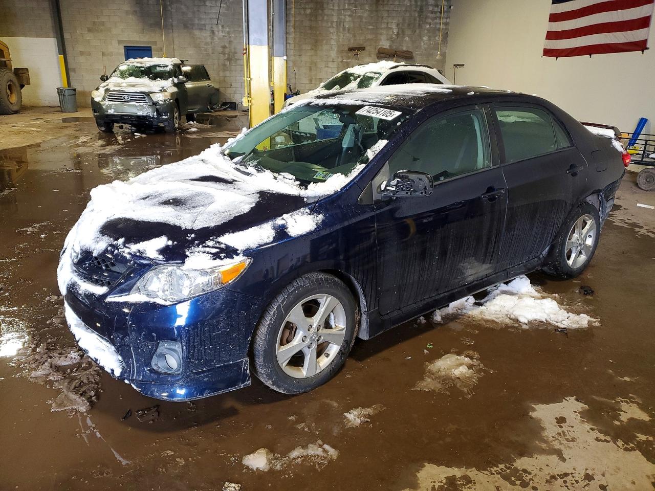2011 Toyota Corolla LE, VIN 2T1BU4EE2BC725133 — Rear end