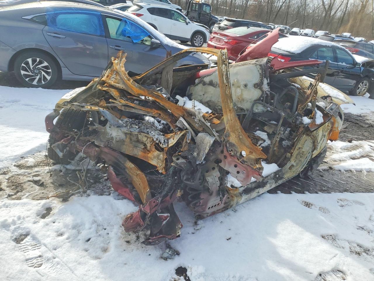 2008 Mazda MX-5 Miata Grand Touring, VIN JM1NC26F680151067 — Burn