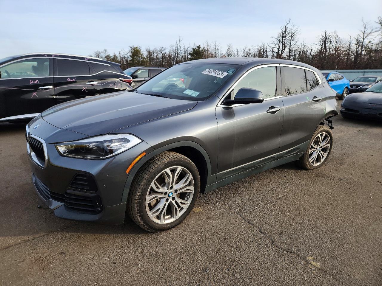2021 BMW X2 xDrive28i, VIN WBXYJ1C02M5T01219 — Rear end