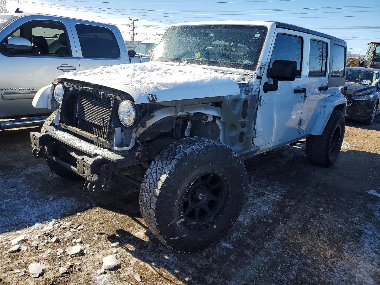 2018 Jeep Wrangler Unlimited Sport S, VIN 1C4HJWDG6JL874041 — Front end