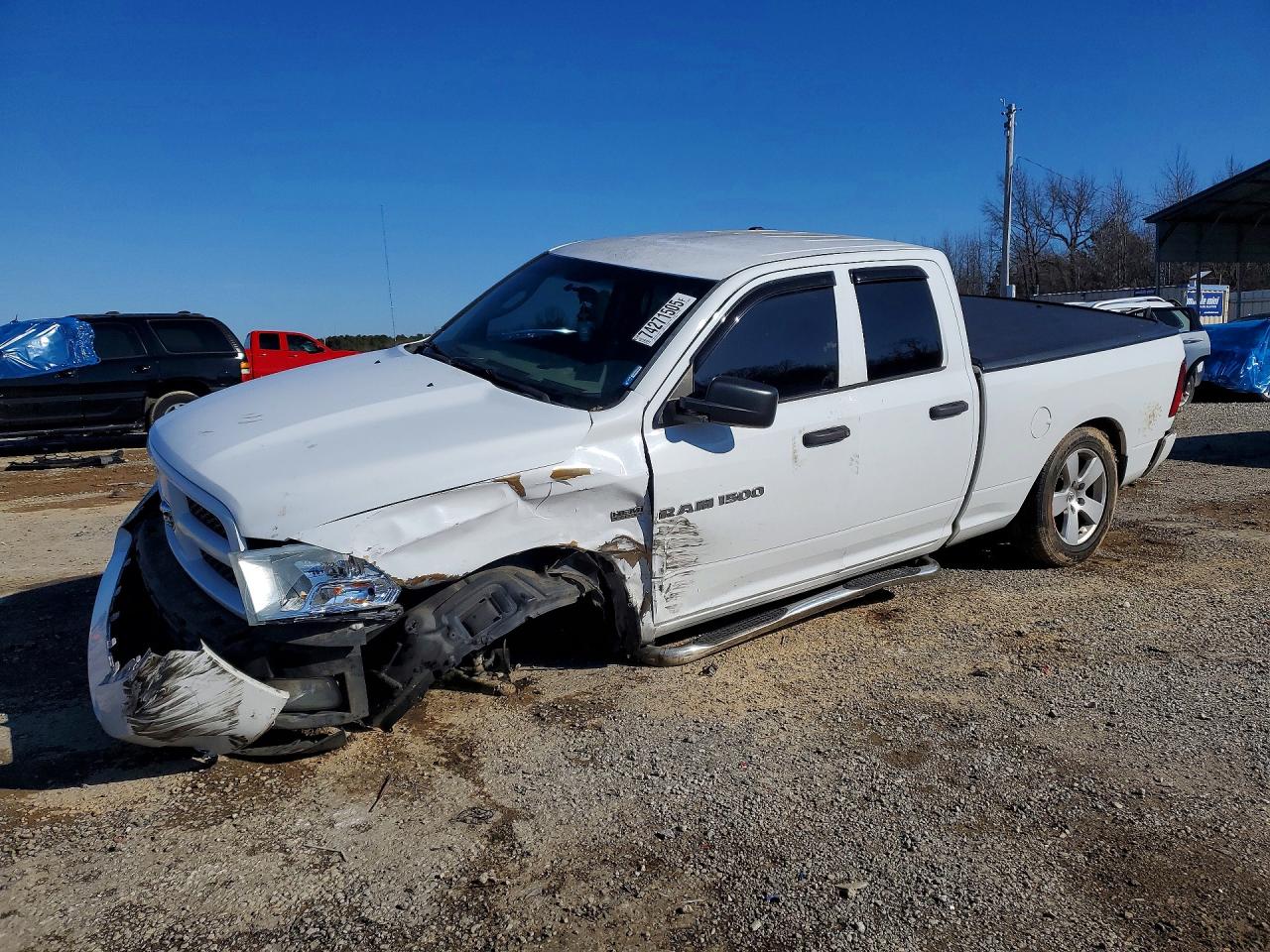 2012 Ram 1500 Express, VIN 1C6RD6FT3CS322809 — Повреждение рамы