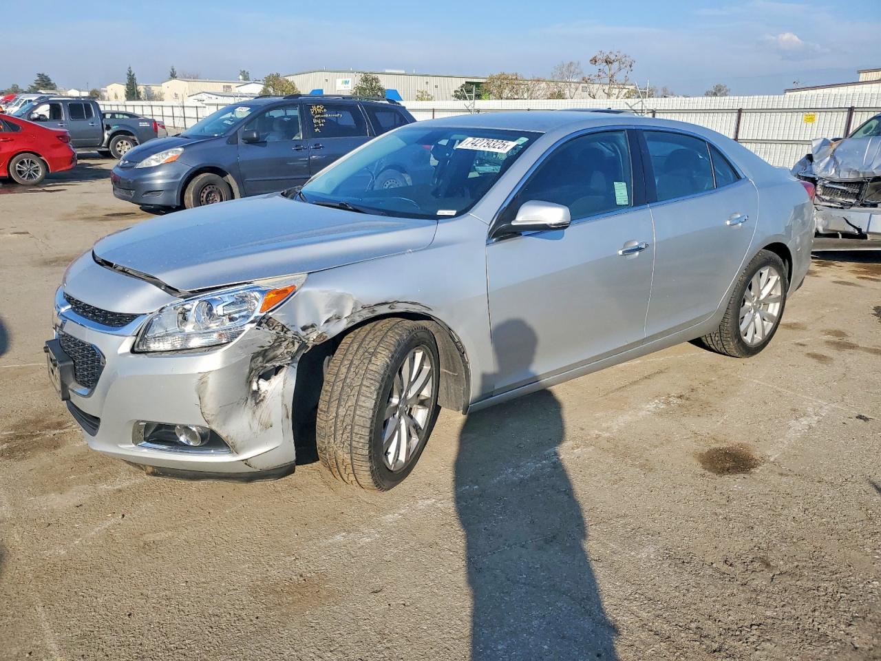 2015 Chevrolet Malibu LTZ, VIN 1G11F5SL8FU144722 — Front end