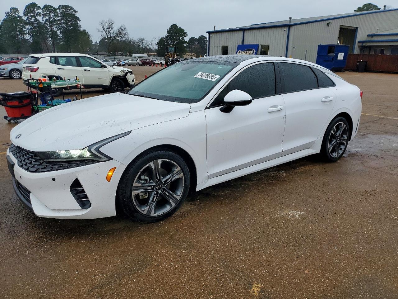 2021 Kia K5 EX, VIN 5XXG34J26MG037040 — Rear end