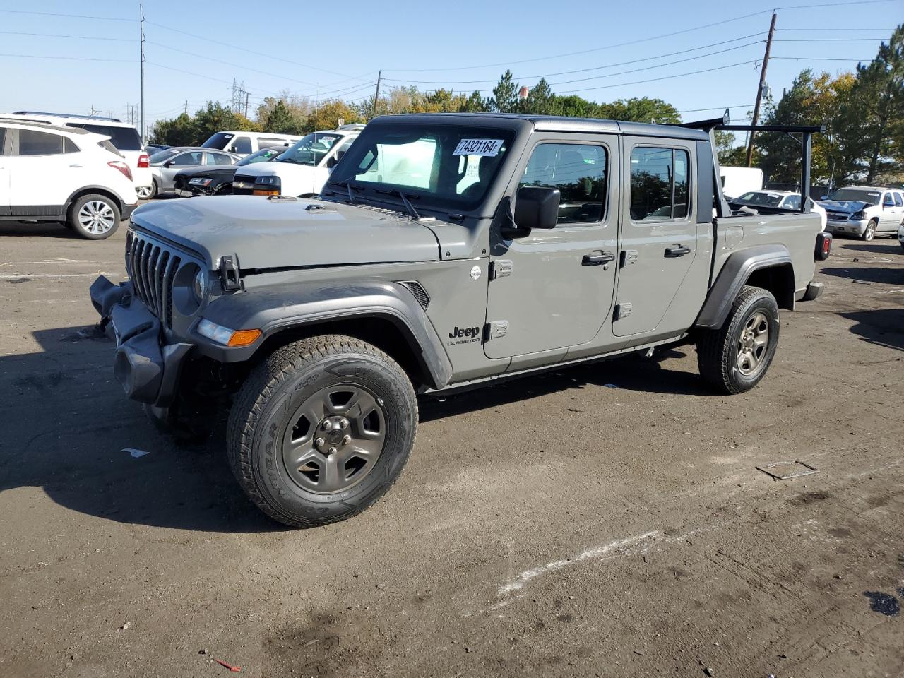 2020 Jeep Gladiator Sport, VIN 1C6JJTAG3LL195178 — Фото с аукциона
