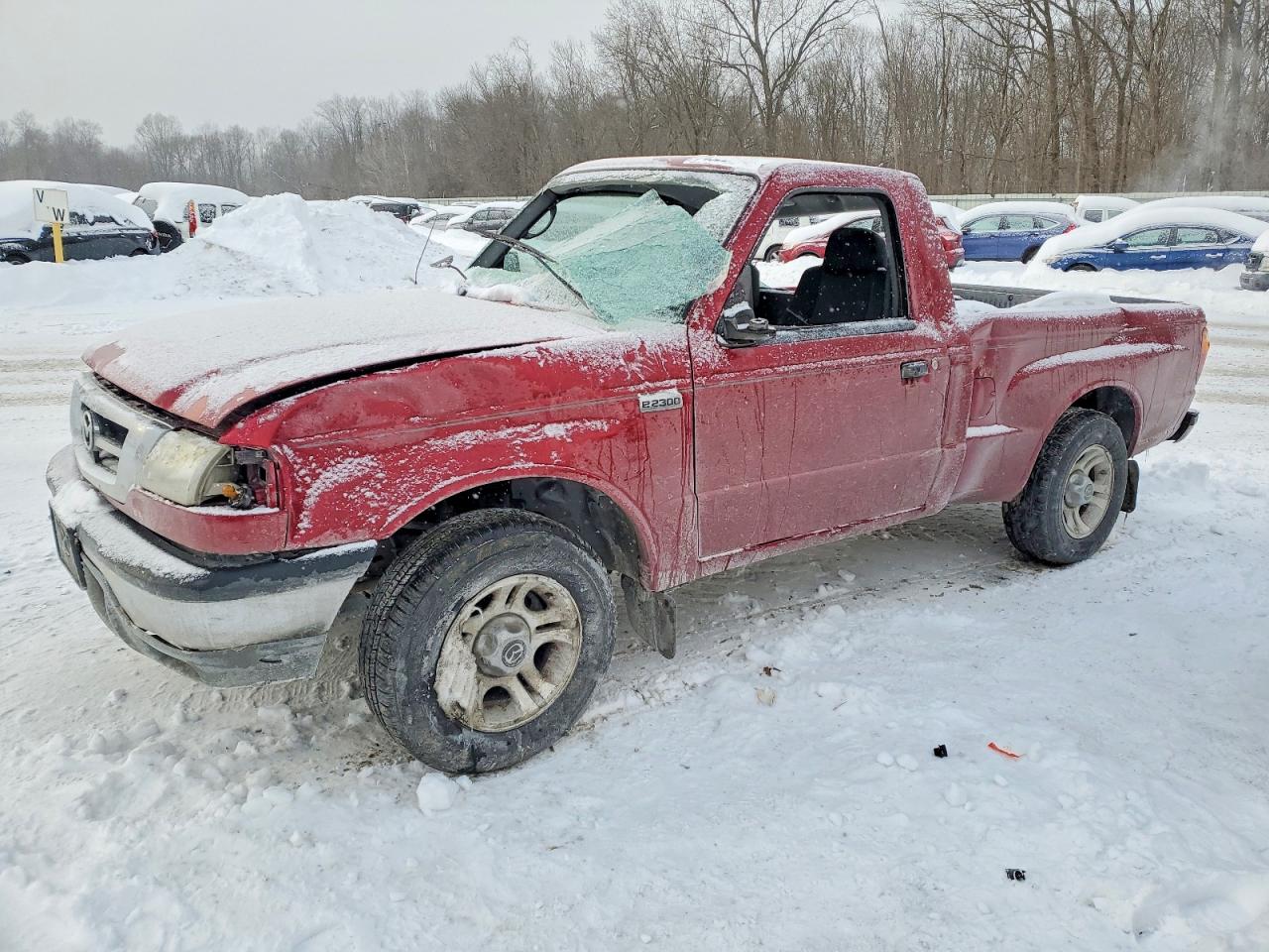 2007 Mazda B-Series, VIN 4F4YR12D67PM00782 — Крыша