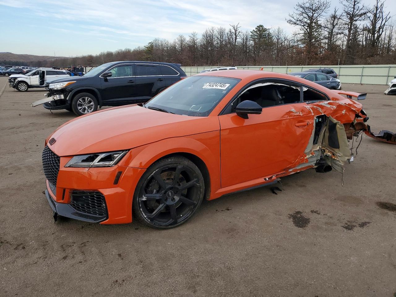 2021 Audi TT RS, VIN WUAASAFV5M1901178 — Зад