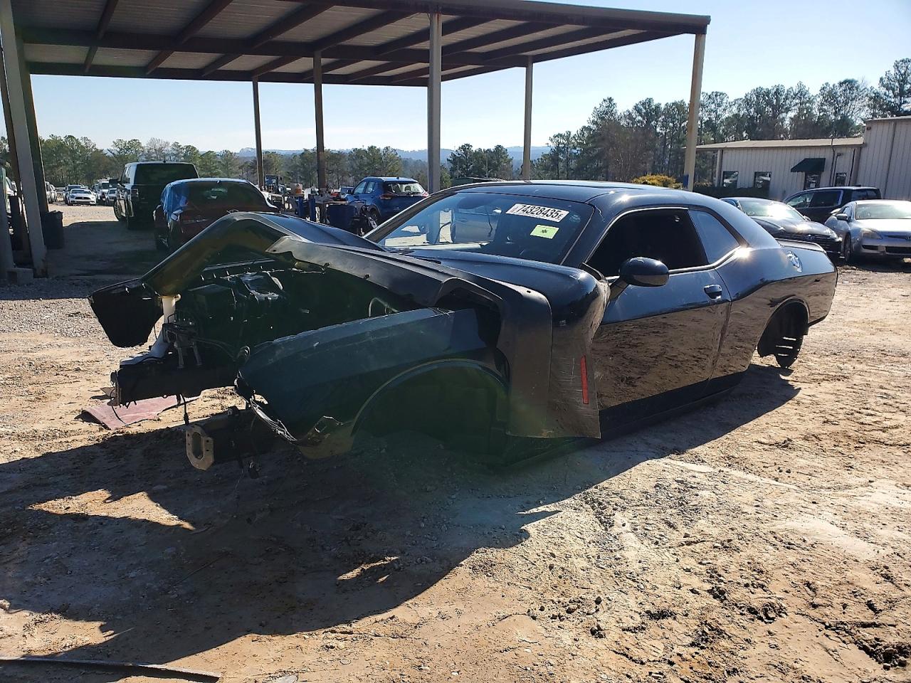 2015 Dodge Challenger R/T Scat Pack, VIN 2C3CDZFJ4FH707505 — Vandalism