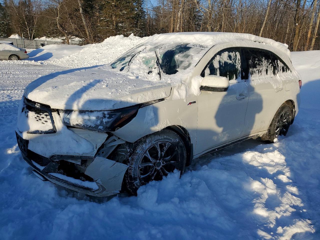 2019 Acura MDX Technology, VIN 5J8YD4H07KL800459 — Front end