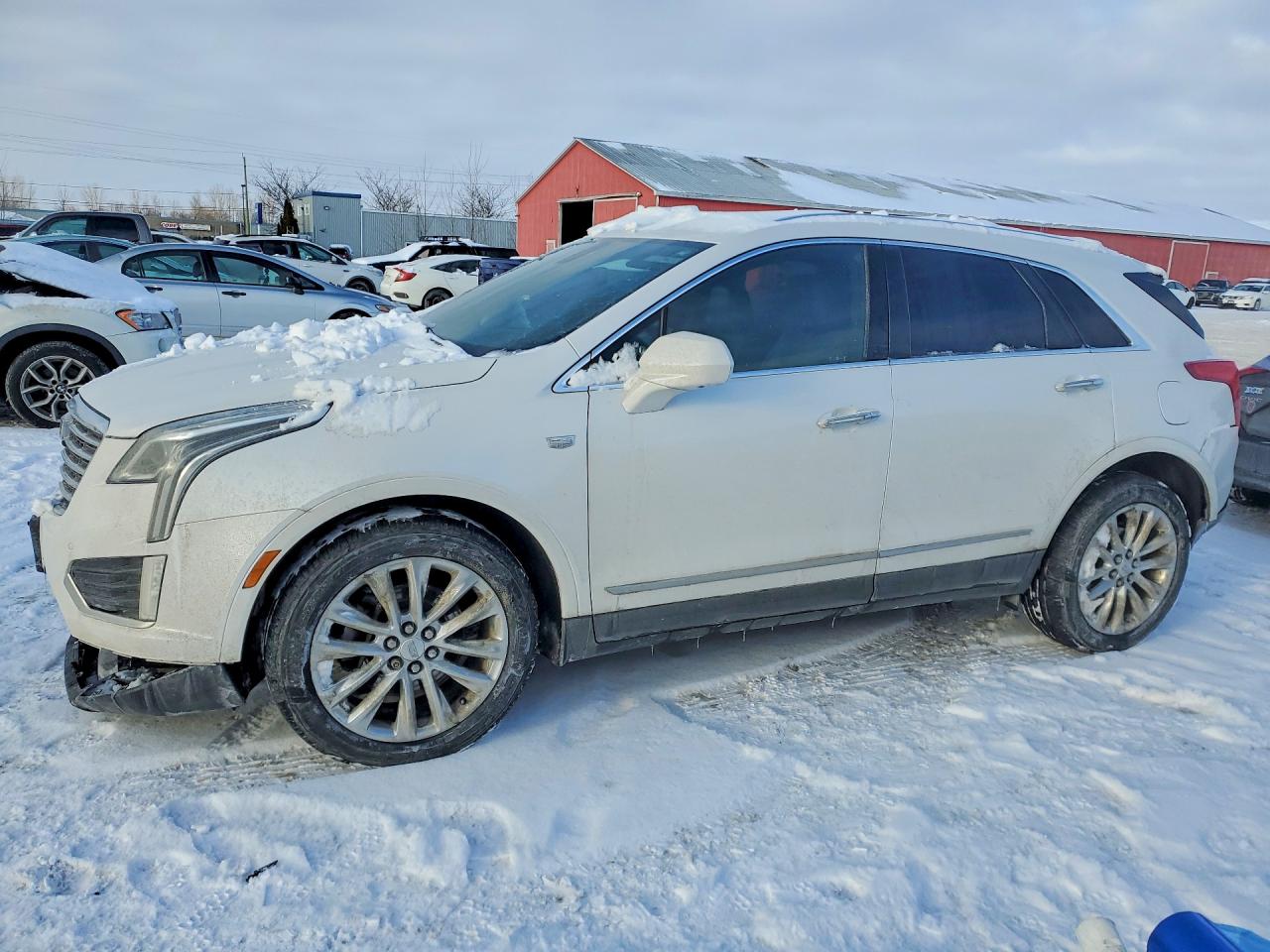 2017 Cadillac XT5 Platinum AWD, VIN 1GYKNFRS5HZ163231 — Undercarriage