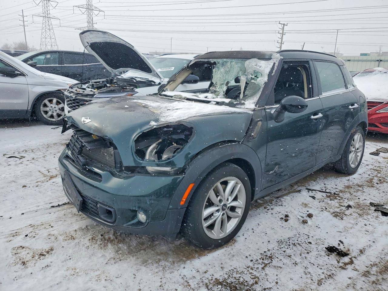 2013 MINI Countryman S ALL4, VIN WMWZC5C50DWP32440 — Burn