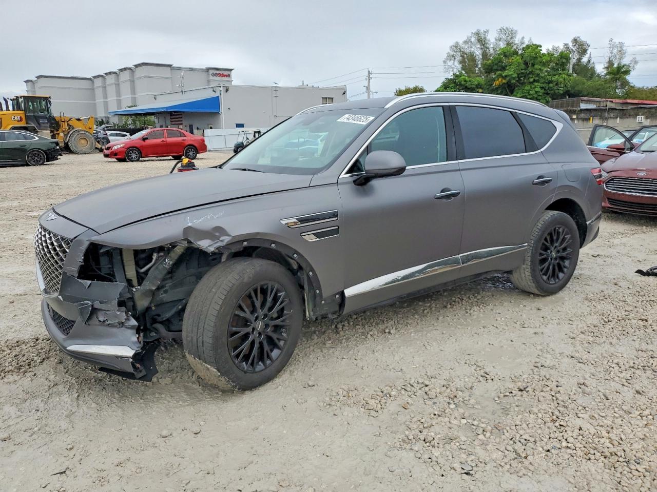 2021 Genesis GV80, VIN KMUHB4SB6MU047810 — Front end