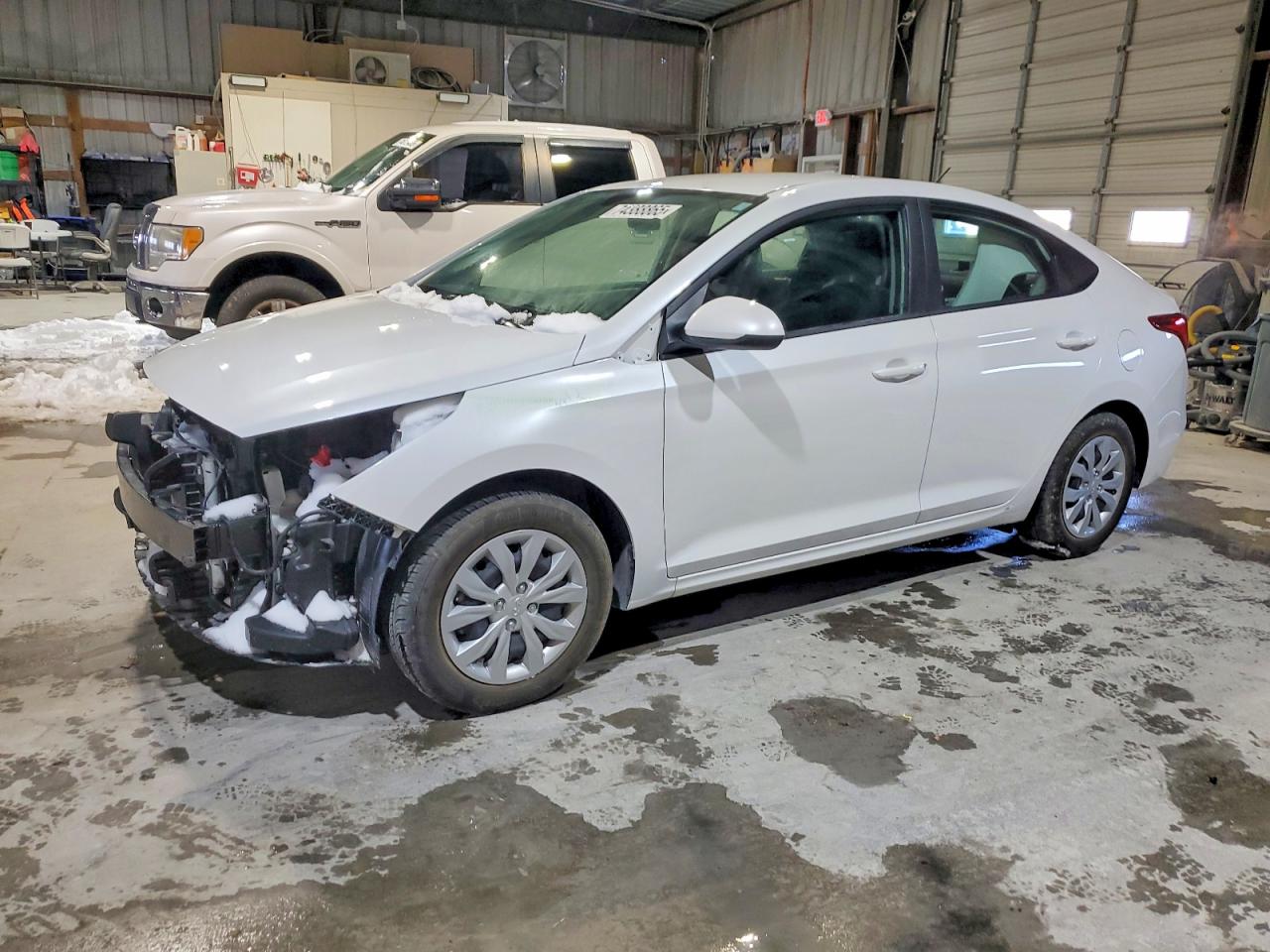2022 Hyundai Accent SEL, VIN 3KPC24A63NE180168 — Front end