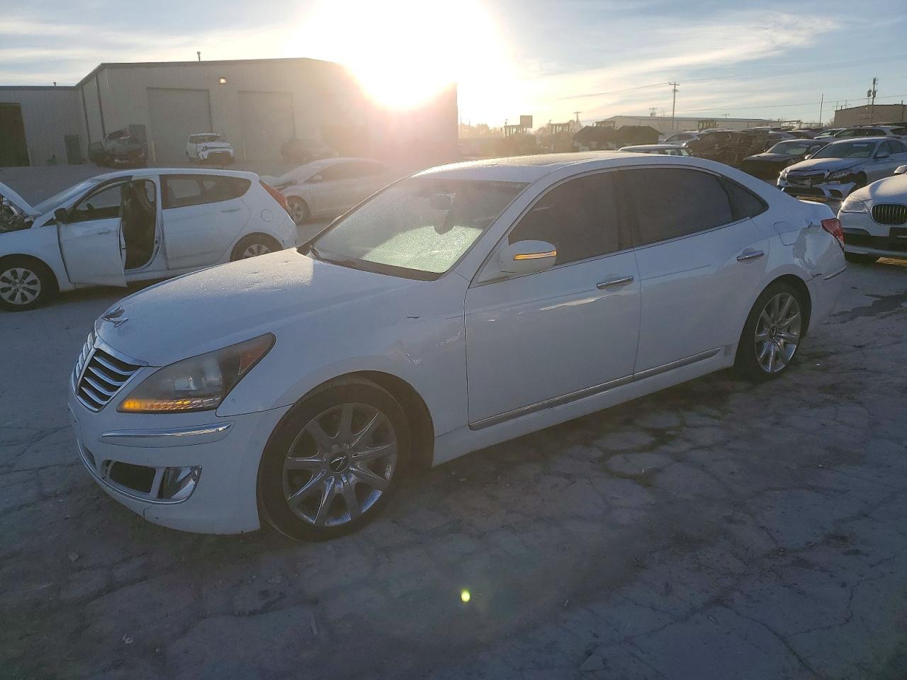 2013 Hyundai Equus Signature, VIN KMHGH4JH0DU067730 — Hail