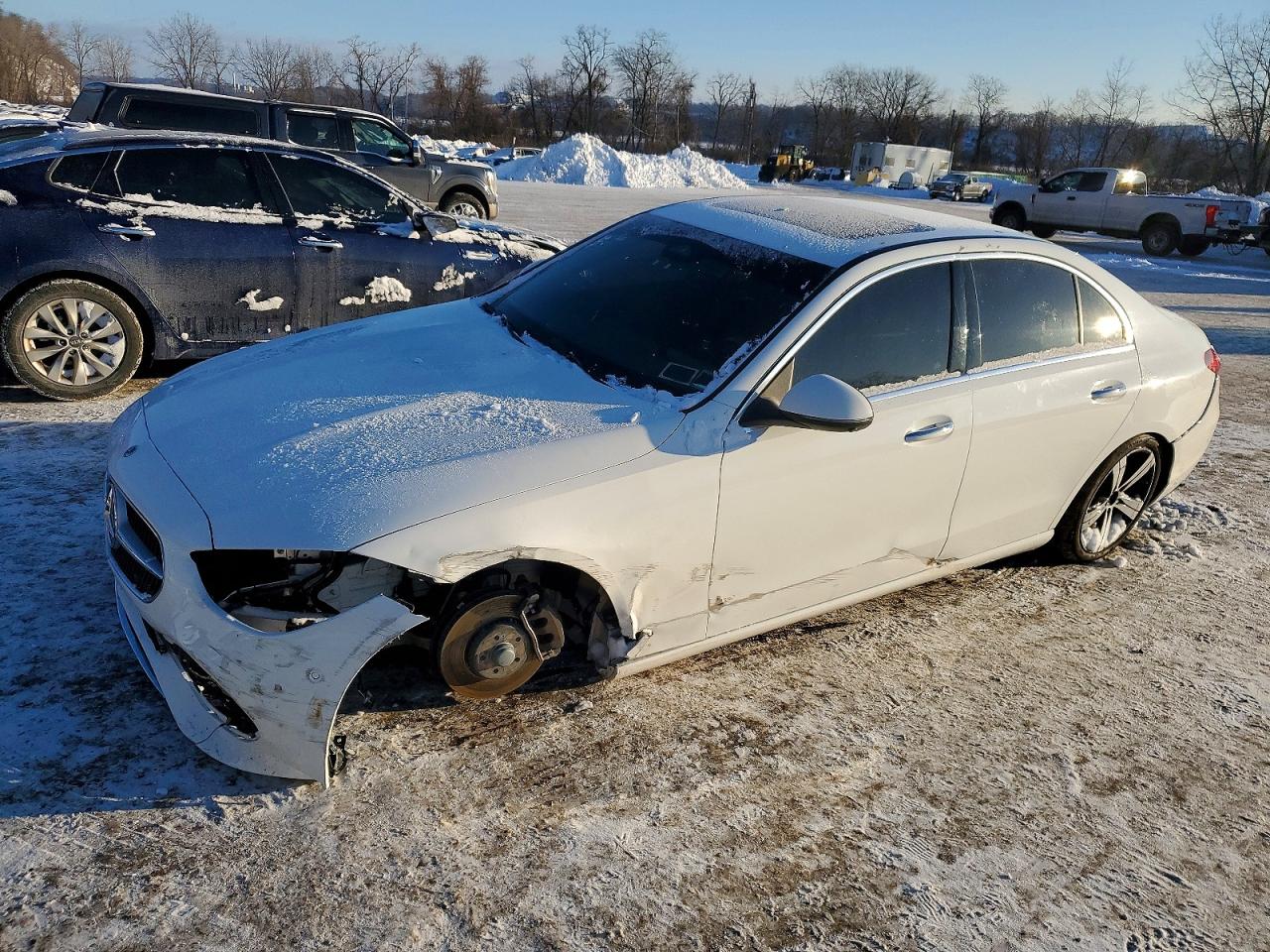 2025 Mercedes-Benz C 300, VIN W1KAF4HB1SR271668 — Undercarriage