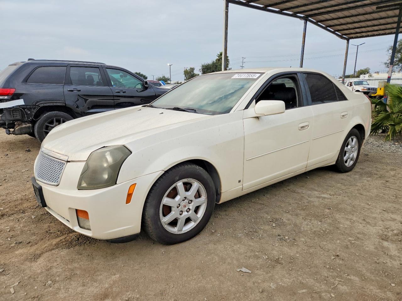 2007 Cadillac CTS, VIN 1G6DM57T670195537 — Зад