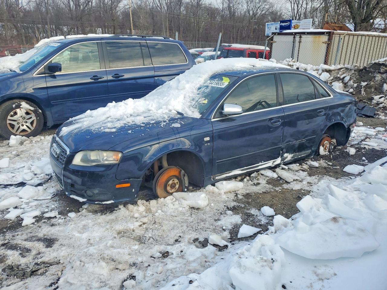 2007 Audi S4, VIN WAUGL78E47A252964 — Undercarriage
