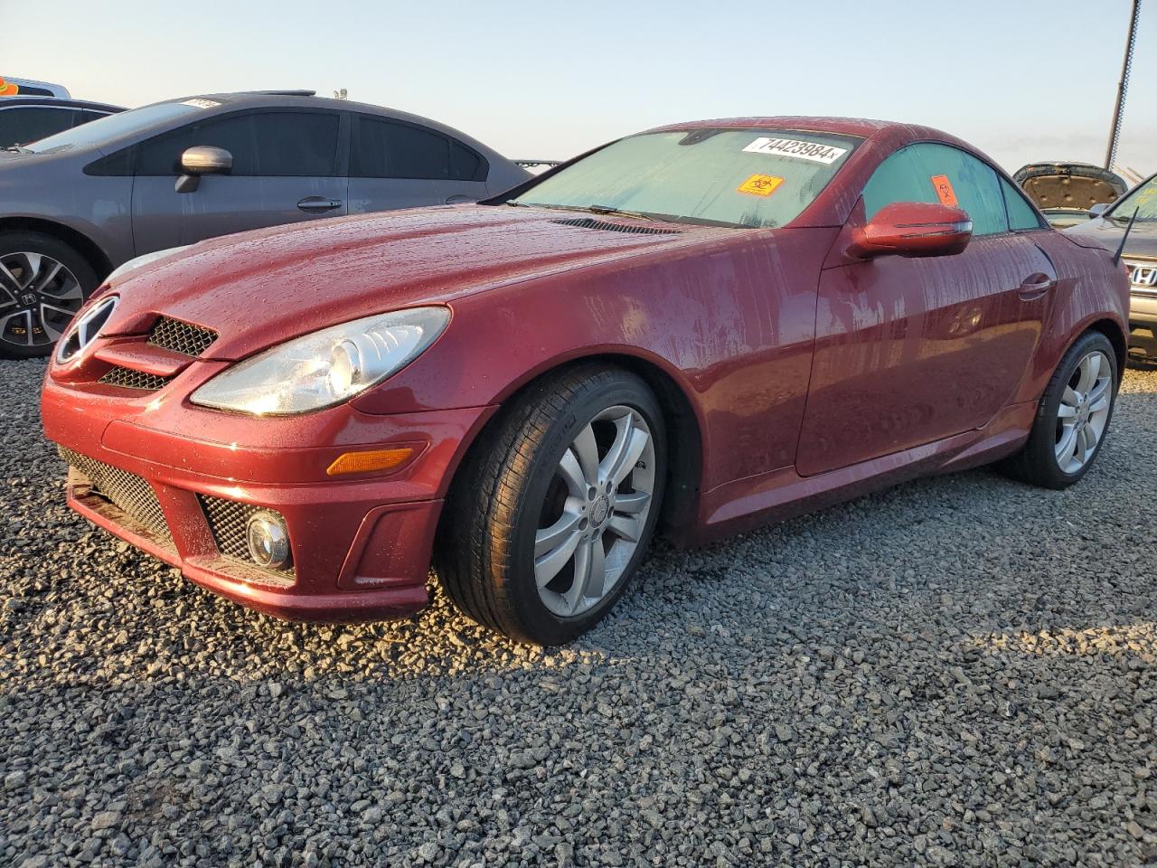 2011 Mercedes-Benz SLK 300, VIN WDBWK5EA0BF238447 — Water / flood