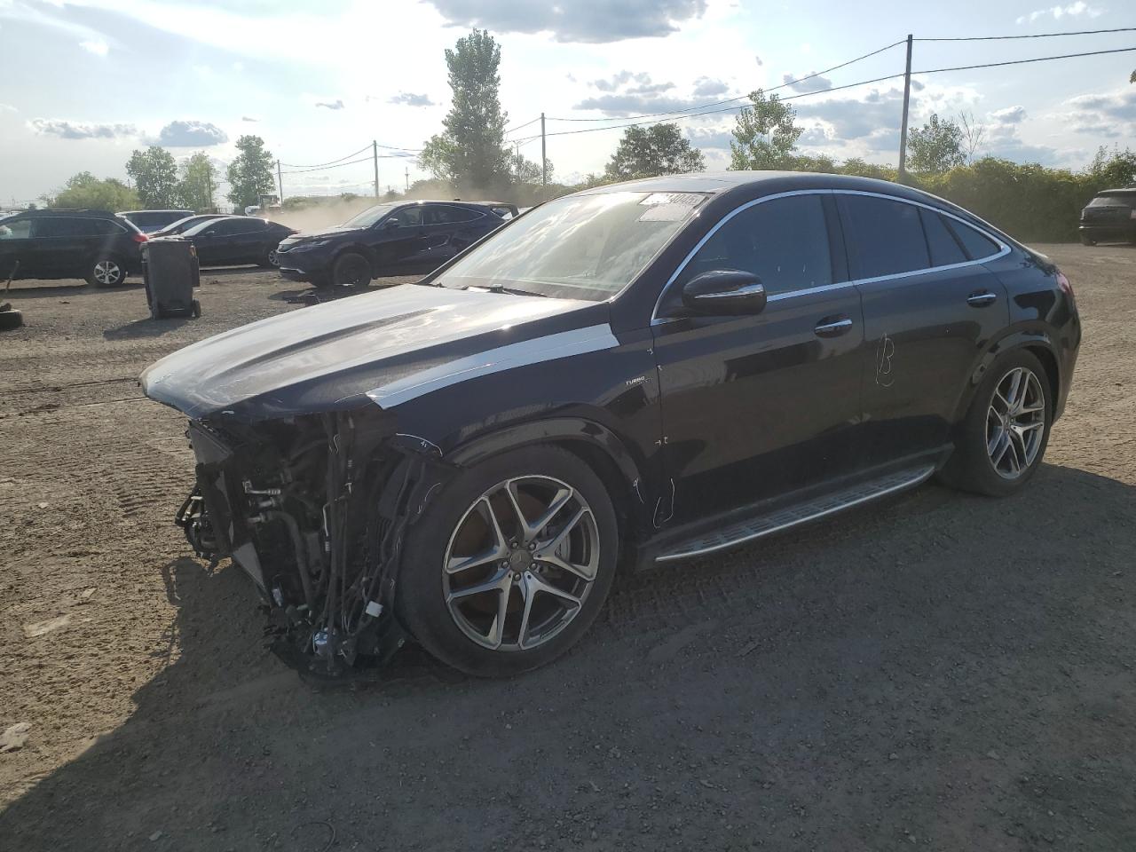 2021 Mercedes-Benz GLE 53 AMG, VIN 4JGFD6BB9MA544038 — Front end