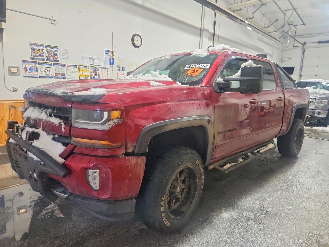 2018 Chevrolet Silverado 1500 LT, VIN 3GCUKREC2JG608974 — Biohazard / chemical