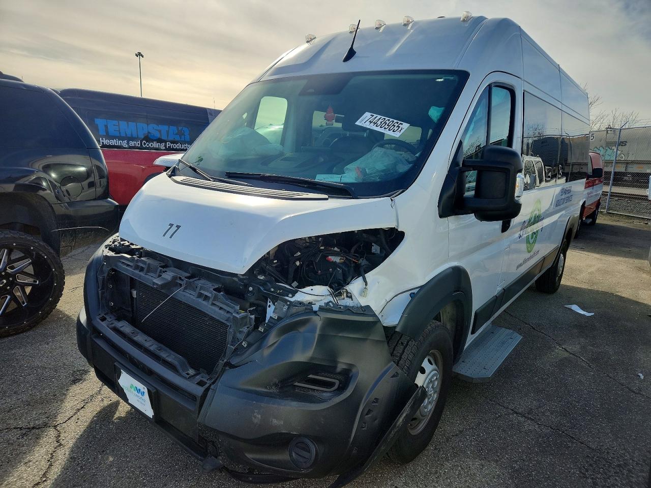 2023 Ram ProMaster Window Van, VIN 3C6LRVPG7PE511815 — Front end